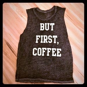 ☕️🥤💪🏻Women’s workout tank/muscle tee, size XL